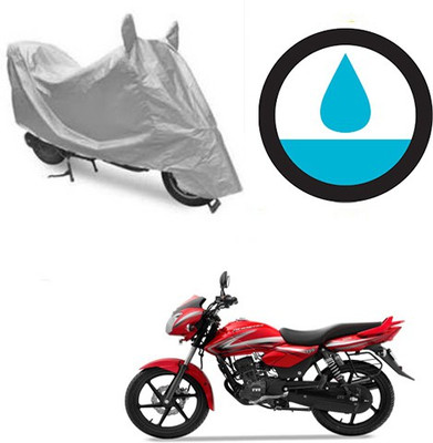 HYBRIDS COLLECTION Waterproof Two Wheeler Cover for TVS(Phoenix, Silver)