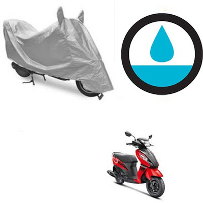 Atulit enterprises Waterproof Two Wheeler Cover for Suzuki(Let's, Silver)