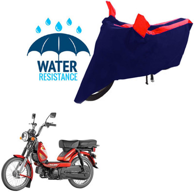 RONISH Waterproof Two Wheeler Cover for TVS(Heavy Duty Super XL, Blue, Red)