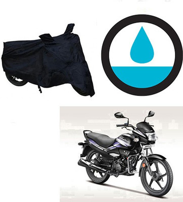 HYBRIDS COLLECTION Waterproof Two Wheeler Cover for Hero(Super Splendor, Black)