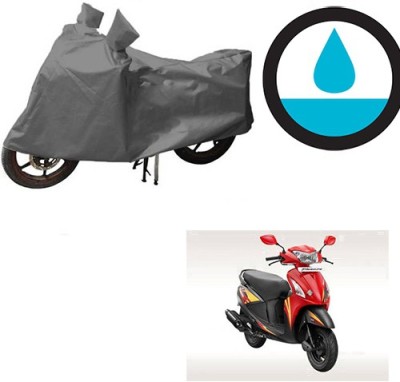 HYBRIDS COLLECTION Waterproof Two Wheeler Cover for Hero(Pleasure, Grey)