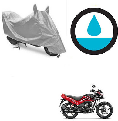 Atulit enterprises Waterproof Two Wheeler Cover for Honda(Passion Xpro, Silver)