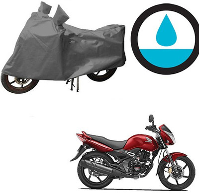 HYBRIDS COLLECTION Waterproof Two Wheeler Cover for Honda(CB Unicorn, Grey)