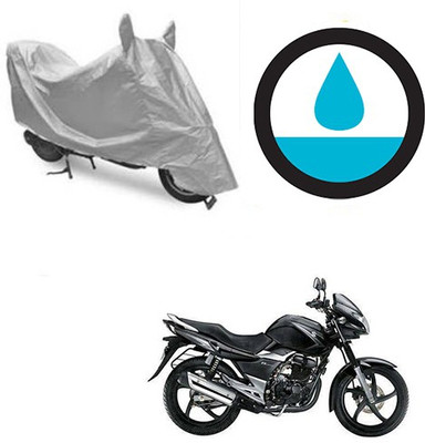 HYBRIDS COLLECTION Waterproof Two Wheeler Cover for Suzuki(GS, Silver)
