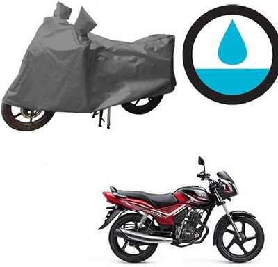 Atulit enterprises Waterproof Two Wheeler Cover for TVS(Star City, Grey)