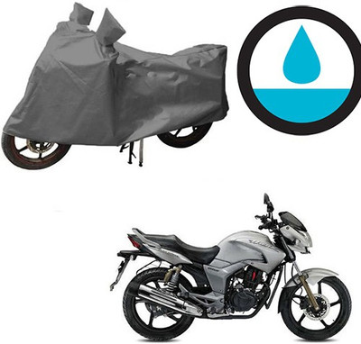 HYBRIDS COLLECTION Waterproof Two Wheeler Cover for Hero(Hunk, Grey)