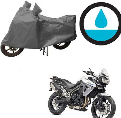 Amozkart Waterproof Two Wheeler Cover for Universal For Bike(Grey)