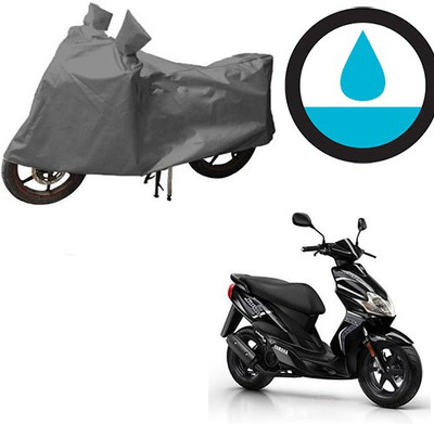 THE REAL ARV Waterproof Two Wheeler Cover for Yamaha(Jog R, Grey)