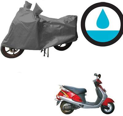 HYBRIDS COLLECTION Waterproof Two Wheeler Cover for Kinetic(Nova, Grey)
