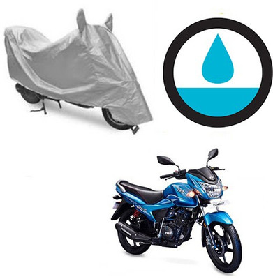 Atulit enterprises Waterproof Two Wheeler Cover for TVS(Victor New, Silver)