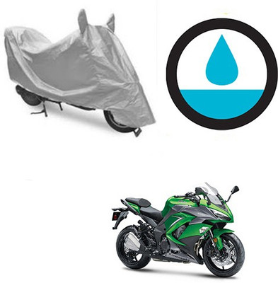 Atulit enterprises Waterproof Two Wheeler Cover for Kawasaki(Ninja 1000, Silver)