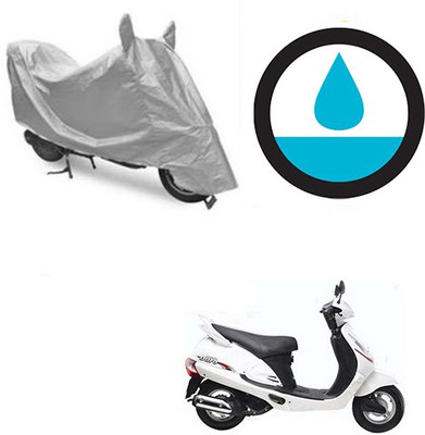 THE REAL ARV Waterproof Two Wheeler Cover for Mahindra(Duro, Silver)
