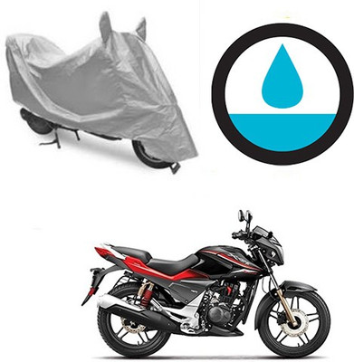 HYBRIDS COLLECTION Waterproof Two Wheeler Cover for Hero(CBZ Extreme, Silver)