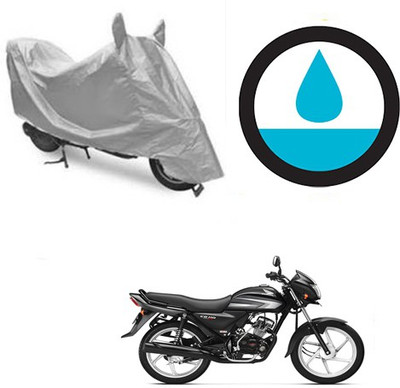 HYBRIDS COLLECTION Waterproof Two Wheeler Cover for Honda(CD, Silver)