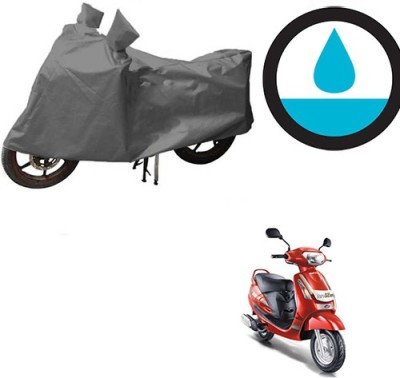 MMSSTAR Waterproof Two Wheeler Cover for Mahindra(Duro DZ, Grey)