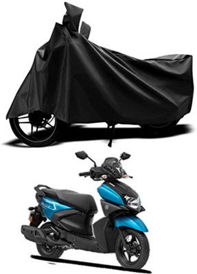 Mdstar Waterproof Two Wheeler Cover for Yamaha(Ray ZR, Black)