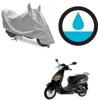 Atulit enterprises Waterproof Two Wheeler Cover for Hero(Electric Zippy, Silver)