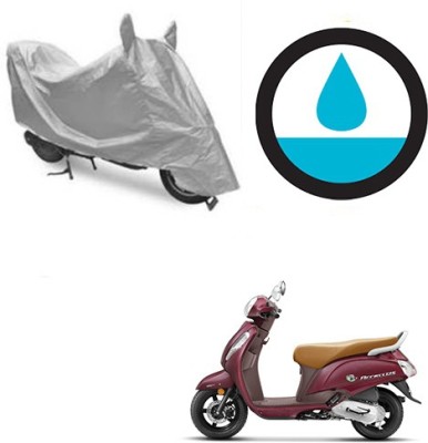 HYBRIDS COLLECTION Waterproof Two Wheeler Cover for Suzuki(Access SE, Silver)