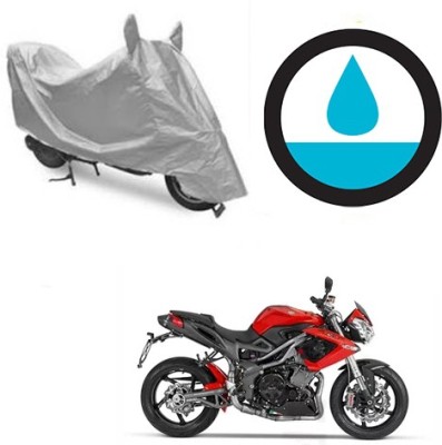 Atulit enterprises Waterproof Two Wheeler Cover for DSK Benelli(TNT R, Silver)