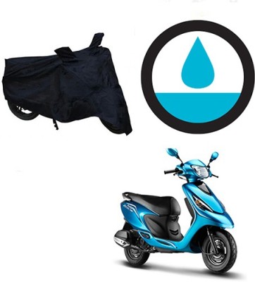 HYBRIDS COLLECTION Waterproof Two Wheeler Cover for TVS(Zest, Black)