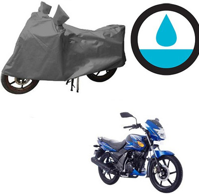 Atulit enterprises Waterproof Two Wheeler Cover for TVS(Flame SR125, Grey)