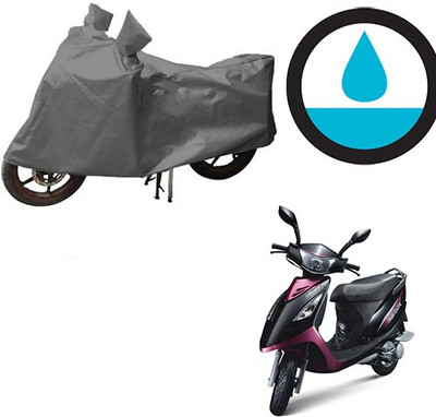 HYBRIDS COLLECTION Waterproof Two Wheeler Cover for TVS(Scooty Streak, Grey)