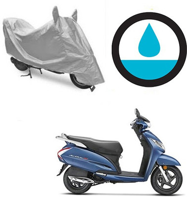 Atulit enterprises Waterproof Two Wheeler Cover for Honda(Activa 125, Silver)