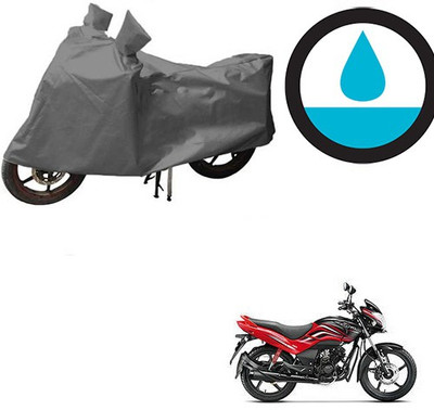 HYBRIDS COLLECTION Waterproof Two Wheeler Cover for Honda(Passion Xpro, Grey)