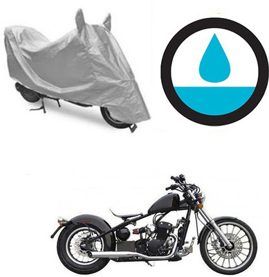 Atulit enterprises Waterproof Two Wheeler Cover for Harley Davidson(Bobber 350, Silver)