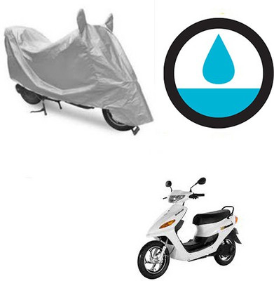 Atulit enterprises Waterproof Two Wheeler Cover for Indus(Yo Electron, Silver)