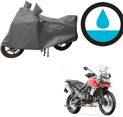 HYBRIDS COLLECTION Waterproof Two Wheeler Cover for Triumph(Tiger 800 XCA, Grey)