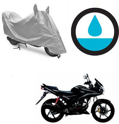 THE REAL ARV Waterproof Two Wheeler Cover for Honda(CBF Stunner, Silver)