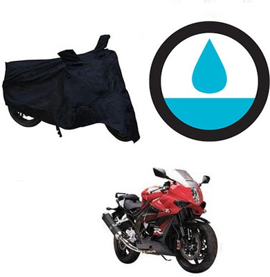 HYBRIDS COLLECTION Waterproof Two Wheeler Cover for Hyosung(GT650R, Black)