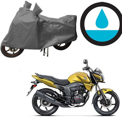 HYBRIDS COLLECTION Waterproof Two Wheeler Cover for Honda(CB Trigger, Grey)