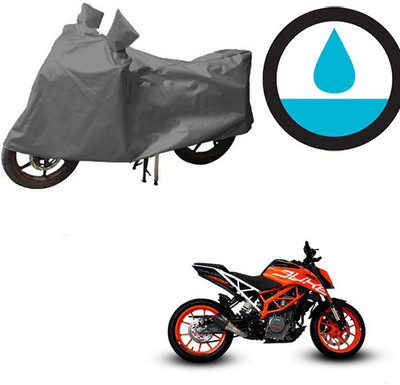 HYBRIDS COLLECTION Waterproof Two Wheeler Cover for KTM(Duke 390, Grey)