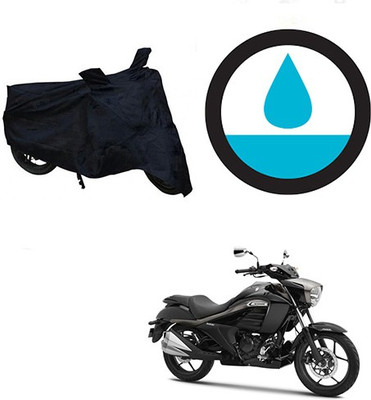 THE REAL ARV Waterproof Two Wheeler Cover for Suzuki(Intruder, Black)