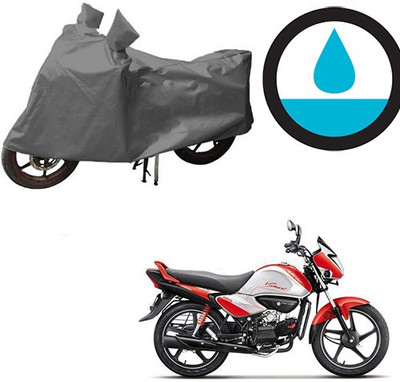 THE REAL ARV Waterproof Two Wheeler Cover for Hero(Splendor I Smart, Grey)
