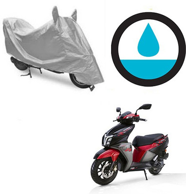 HYBRIDS COLLECTION Waterproof Two Wheeler Cover for TVS(NTORQ, Silver)