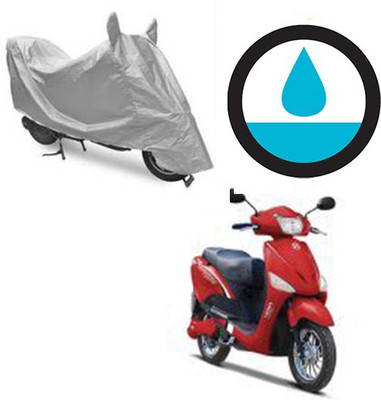 Atulit enterprises Waterproof Two Wheeler Cover for Hero(E Scoot, Silver)