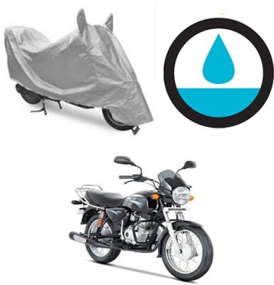 Atulit enterprises Waterproof Two Wheeler Cover for Bajaj(Boxer, Silver)