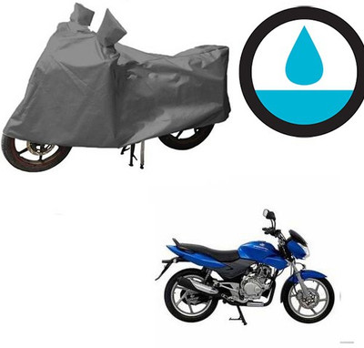 HYBRIDS COLLECTION Waterproof Two Wheeler Cover for Bajaj(DTS-i, Grey)
