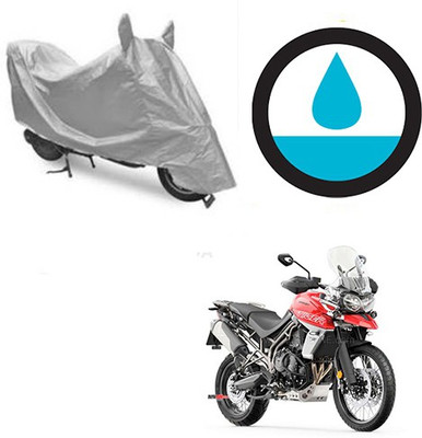 HYBRIDS COLLECTION Waterproof Two Wheeler Cover for Triumph(Tiger 800 XCA, Silver)