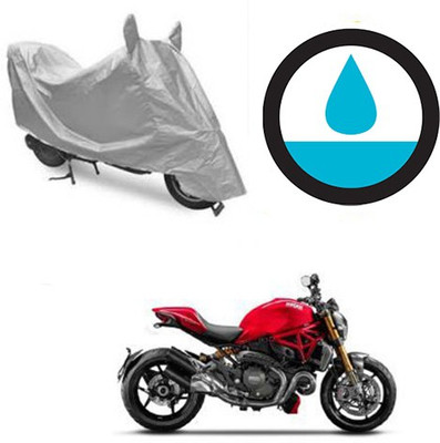 Atulit enterprises Waterproof Two Wheeler Cover for Ducati(Monster 795, Silver)