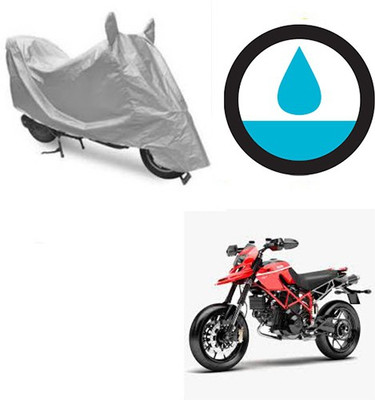 HYBRIDS COLLECTION Waterproof Two Wheeler Cover for Ducati(Hypermotard, Silver)
