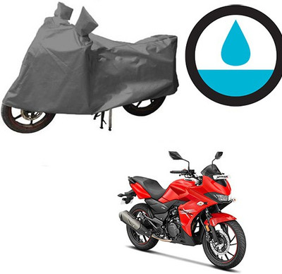 HYBRIDS COLLECTION Waterproof Two Wheeler Cover for Hero(Xtreme, Grey)