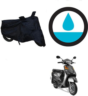 Amozkart Two Wheeler Cover for Indus(Yo Spark, Black)