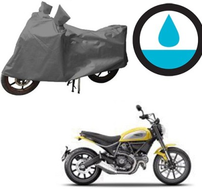 Atulit enterprises Waterproof Two Wheeler Cover for Ducati(Scrambler, Grey)