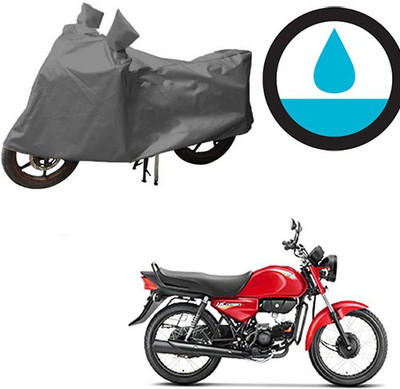 THE REAL ARV Waterproof Two Wheeler Cover for Hero(HF Dawn, Grey)