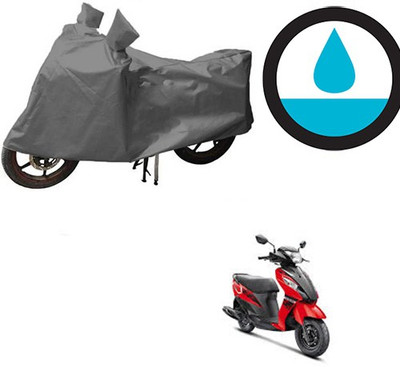 THE REAL ARV Waterproof Two Wheeler Cover for Suzuki(Let's, Grey)