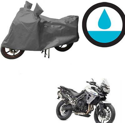 HYBRIDS COLLECTION Waterproof Two Wheeler Cover for Triumph(Tiger 800 XR, Grey)